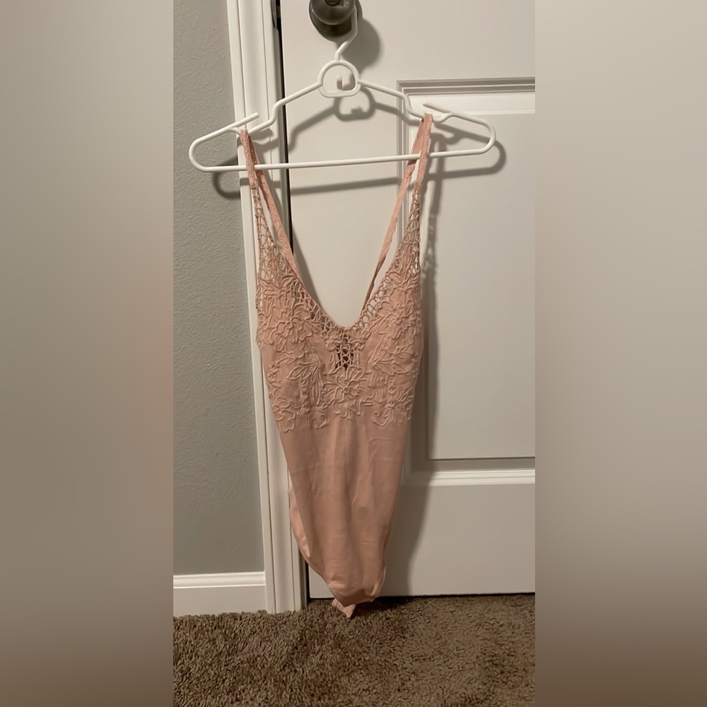 Pink bodysuit